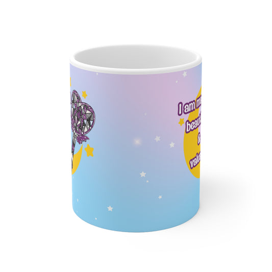 Asexuell Pride Tasse | Magical Girl Mug |LGBTQ Geschenk | Spülmaschinenfest | 330ml Keramik | Affirmation Kurzbeschreibung, pride Geschenk