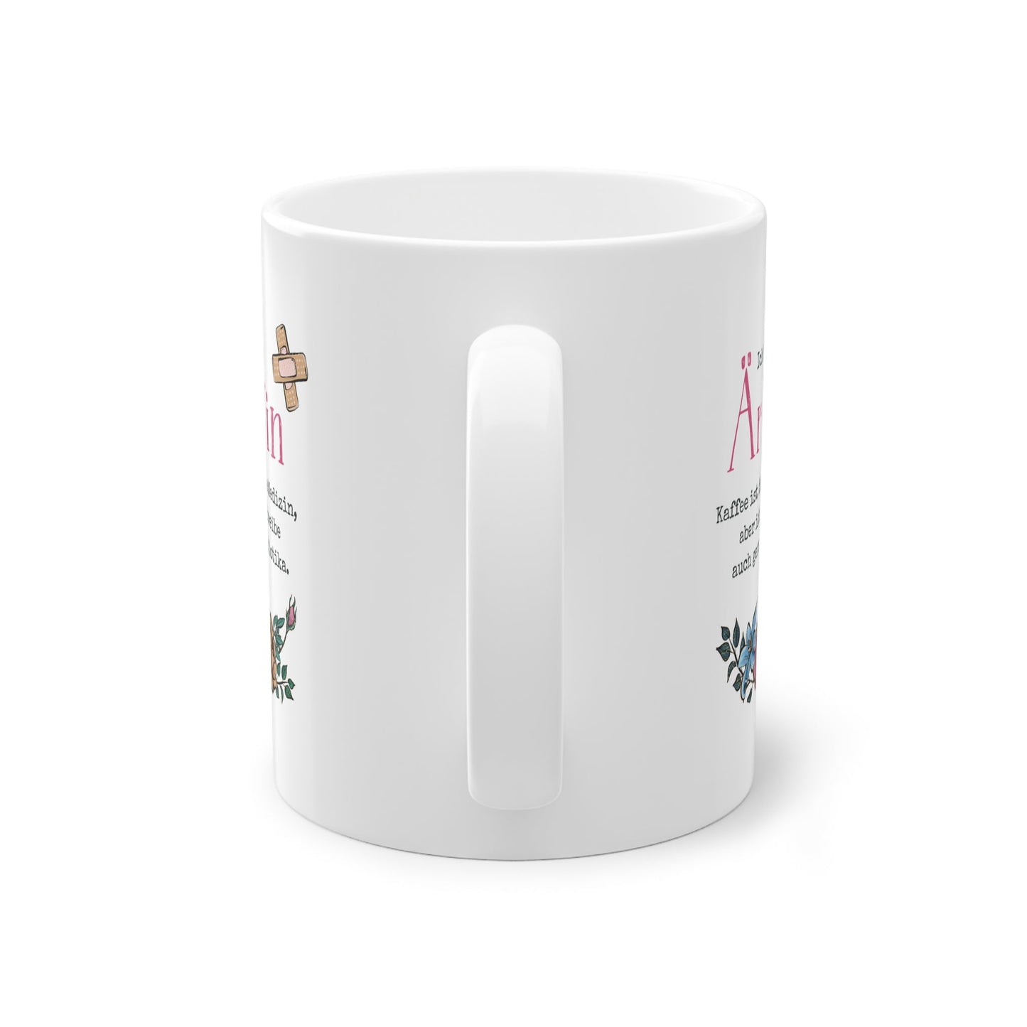 Witzige Tasse für Ärztinnen. Ideales Wichtelgeschenk