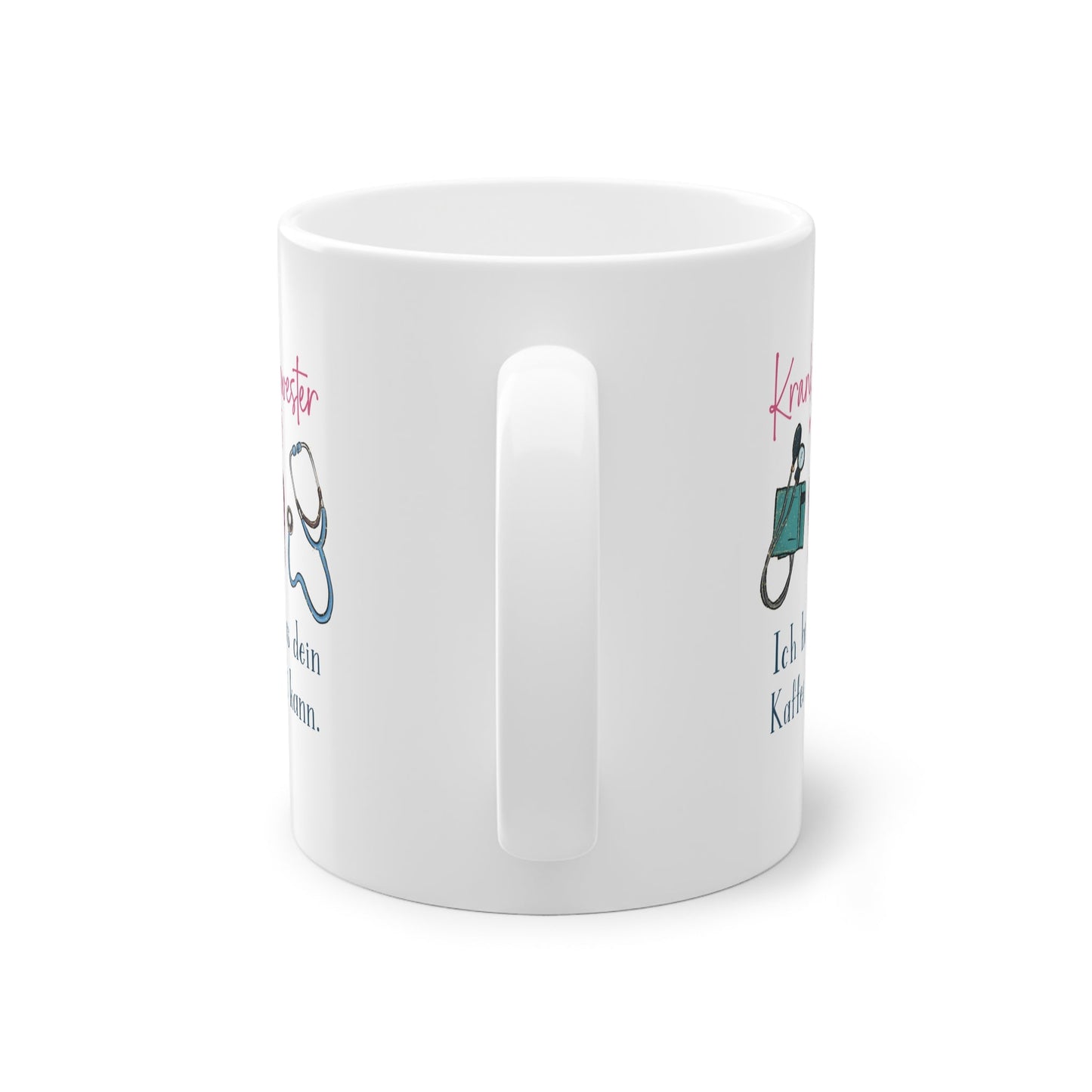 Verschönere die Pause deiner Lieblings-Krankenschwester mit unserer Tasse für Krankenschwestern, die mit witzigen Sprüchen und Illustrationen aus verziert ist.