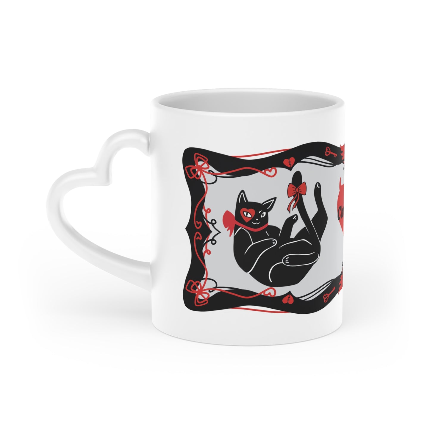 Leopold Herzkönig Tasse mit Wunschnamen