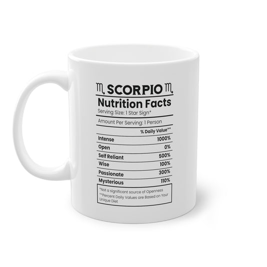 Unsere wunderschöne Motivtasse Skorpion, das perfekte Geschenk für alle im Sternzeichen Skorpion. Mit minimalistischem Print, ist sie ein dezenter Hingucker.