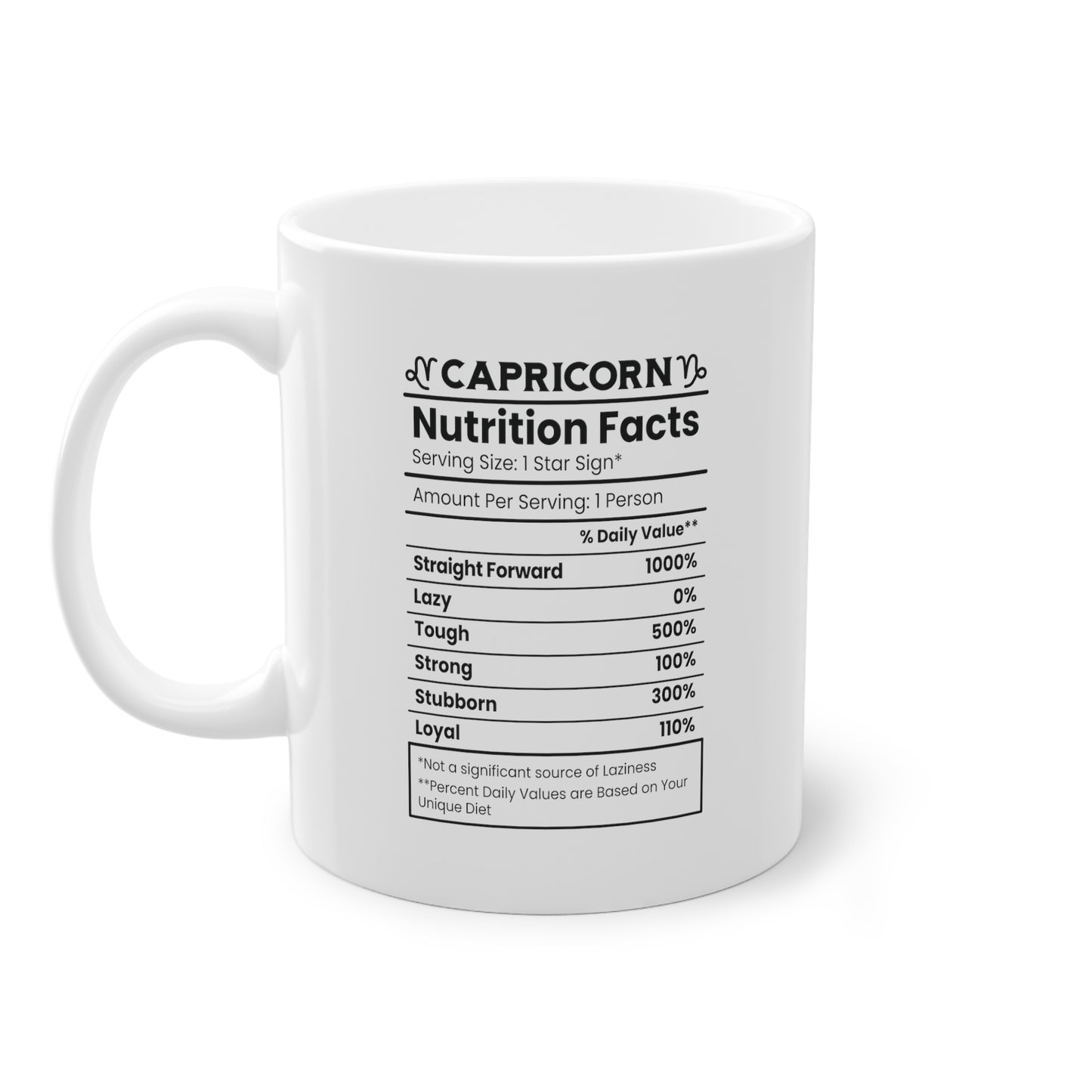 Unsere wunderschöne Motivtasse Steinbock, das perfekte Geschenk für alle im Sternzeichen Steinbock. Mit minimalistischem Print, ist sie ein dezenter Hingucker.