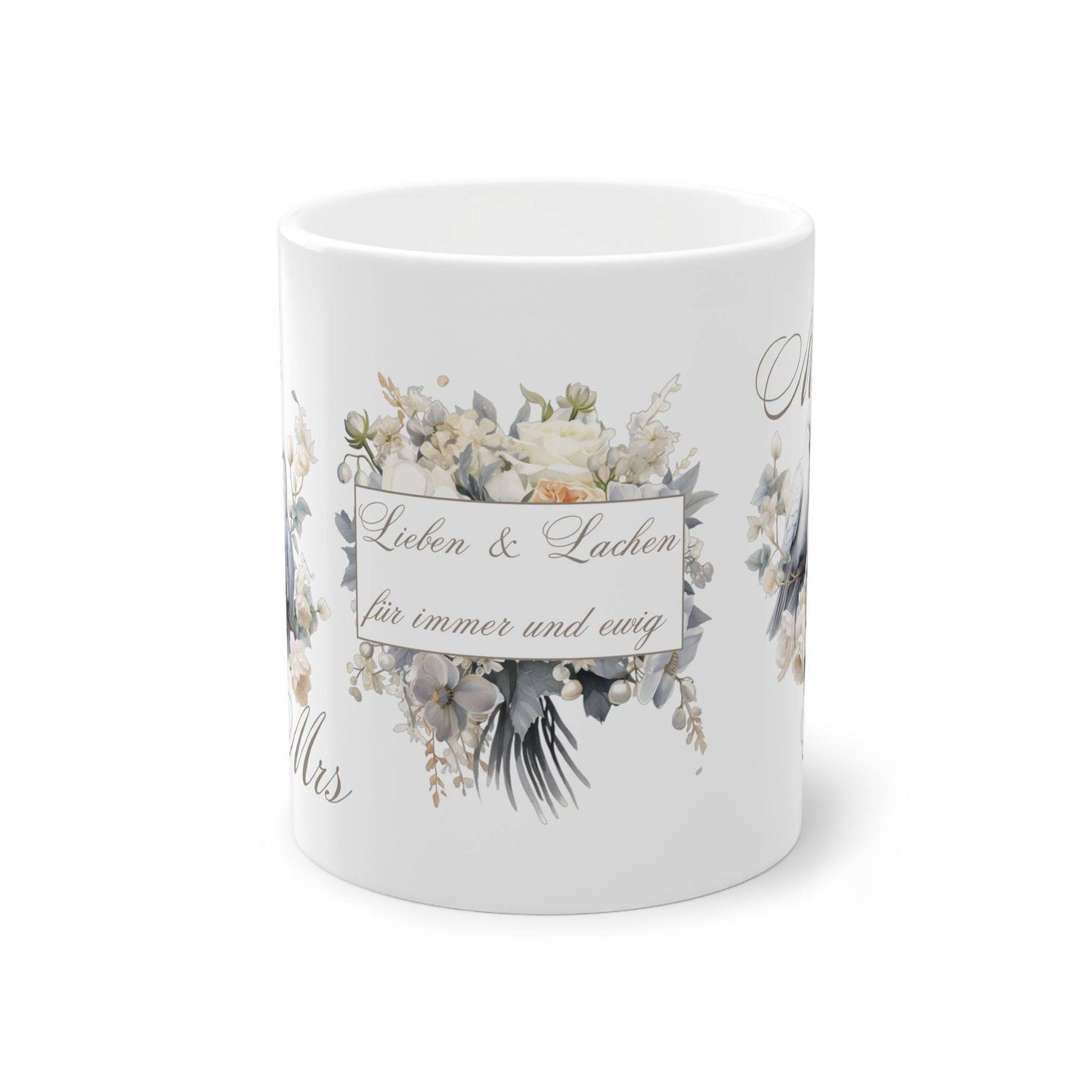 Geschenk zur Hochzeit auch lgbtqai+ Hübsche Tasse mit Hochzeitsmotiv mr & mr. mrs &mrs. mr & mrs. Persönliches Geschenk