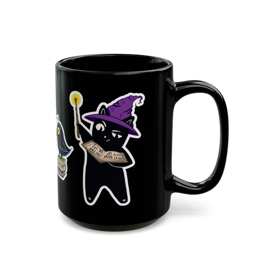 Leopold & Rupert - Rabe & Katze - Gothic Halloween Tasse | House of Leopold