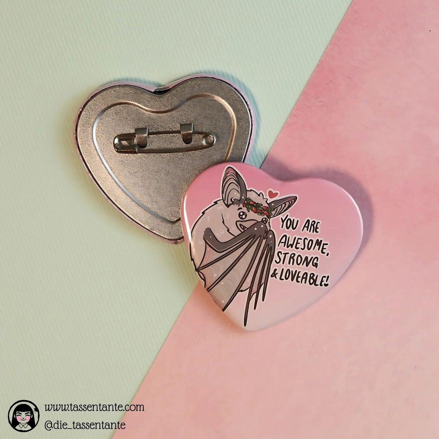 Kunigunde Herz Button - verschiedene Modelle