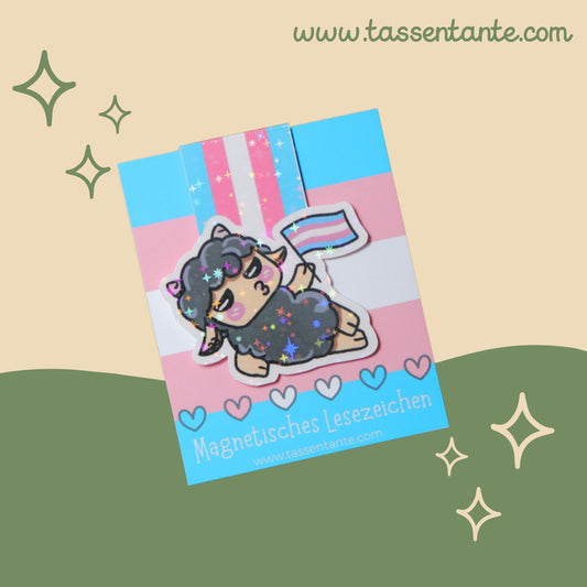 Magnetisches Lesezeichen - Trans Sheep