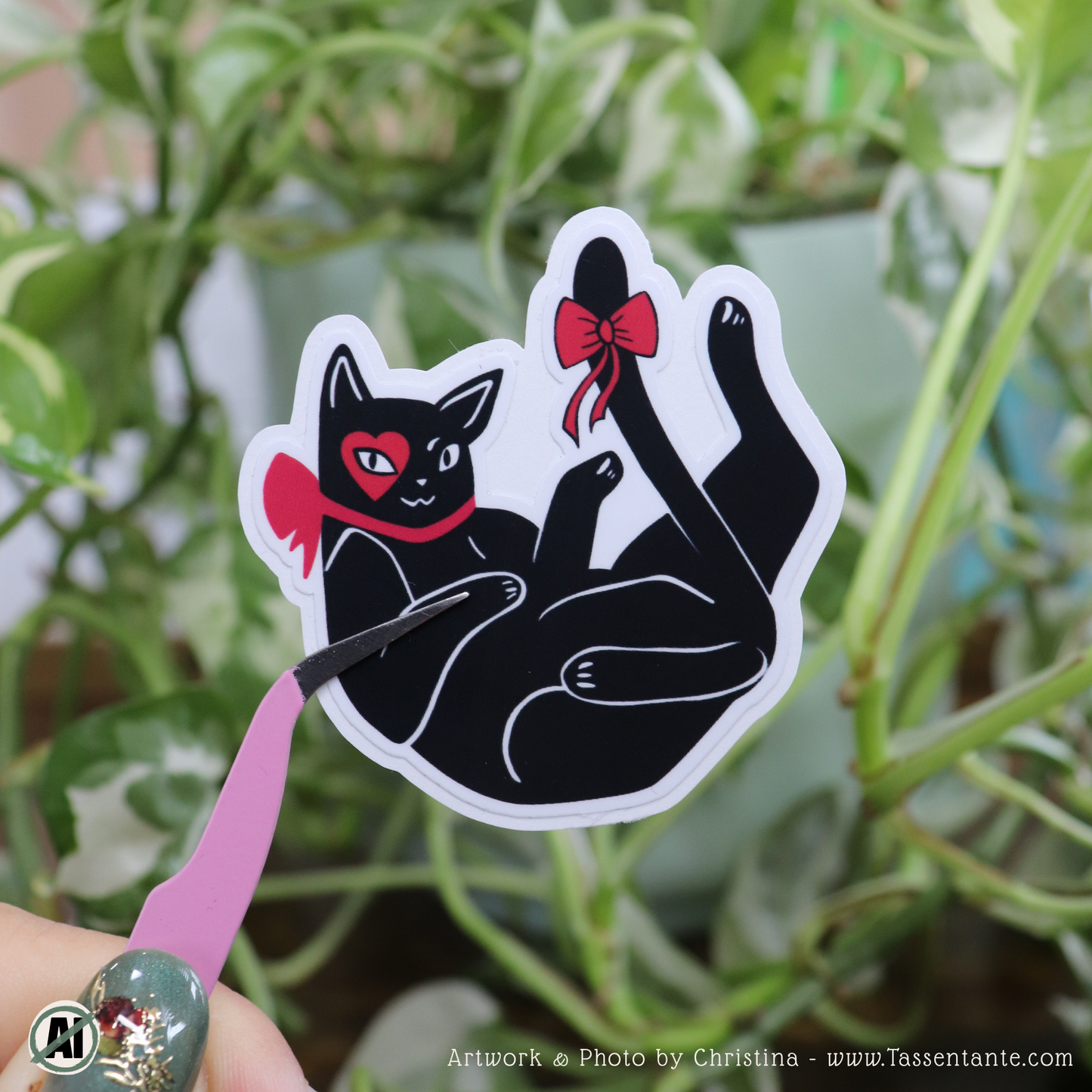 Sticker cheeky Leopold