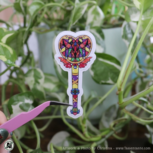 Pride Sticker- Pride Flags - 90s Magical Anime Wand - diverse Varianten!