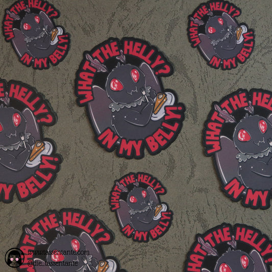 Sticker Mothman - What the helly