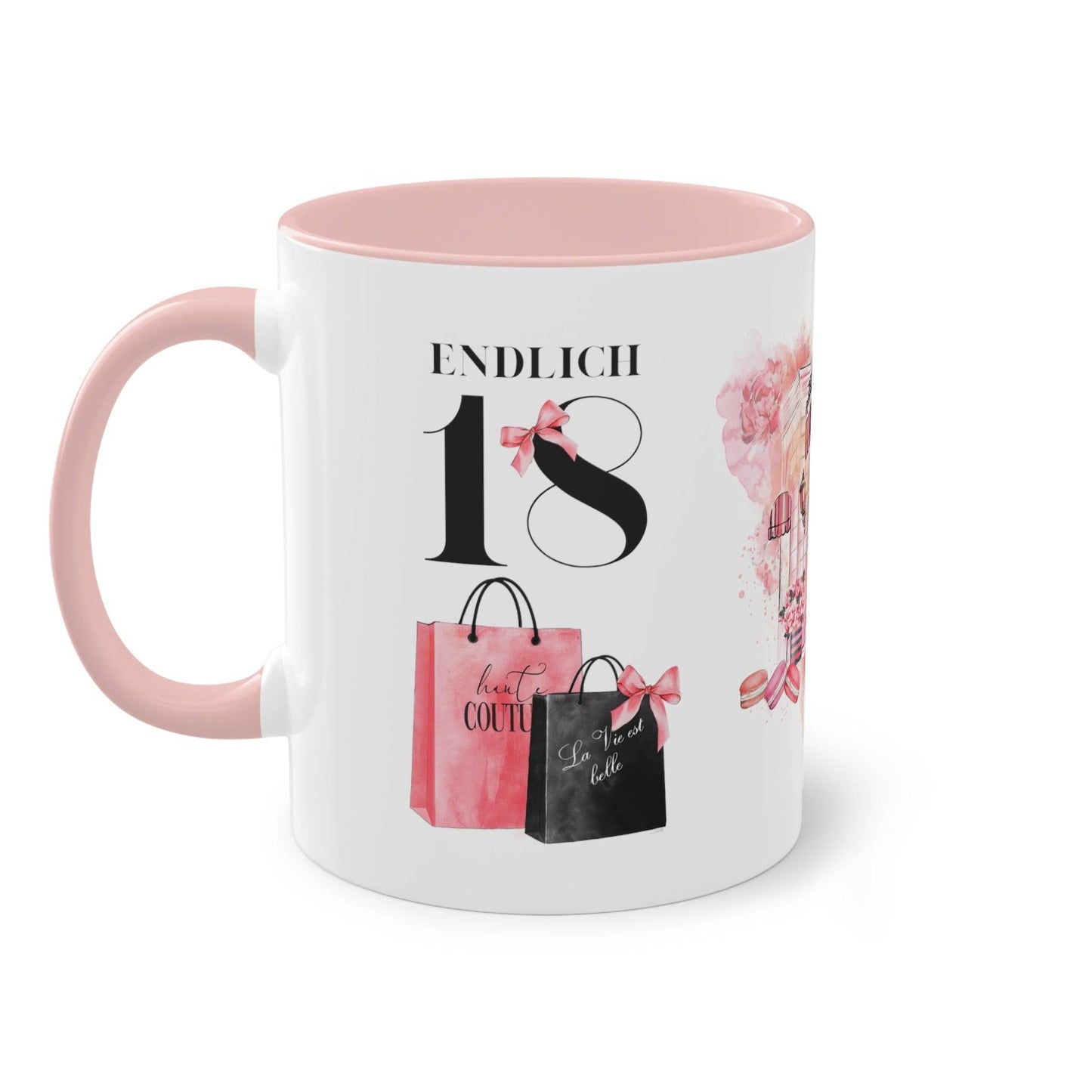 Geschenk Tasse runder Geburtstag 18. Geburtstag persönliche individuelle Geschenke Tassentante