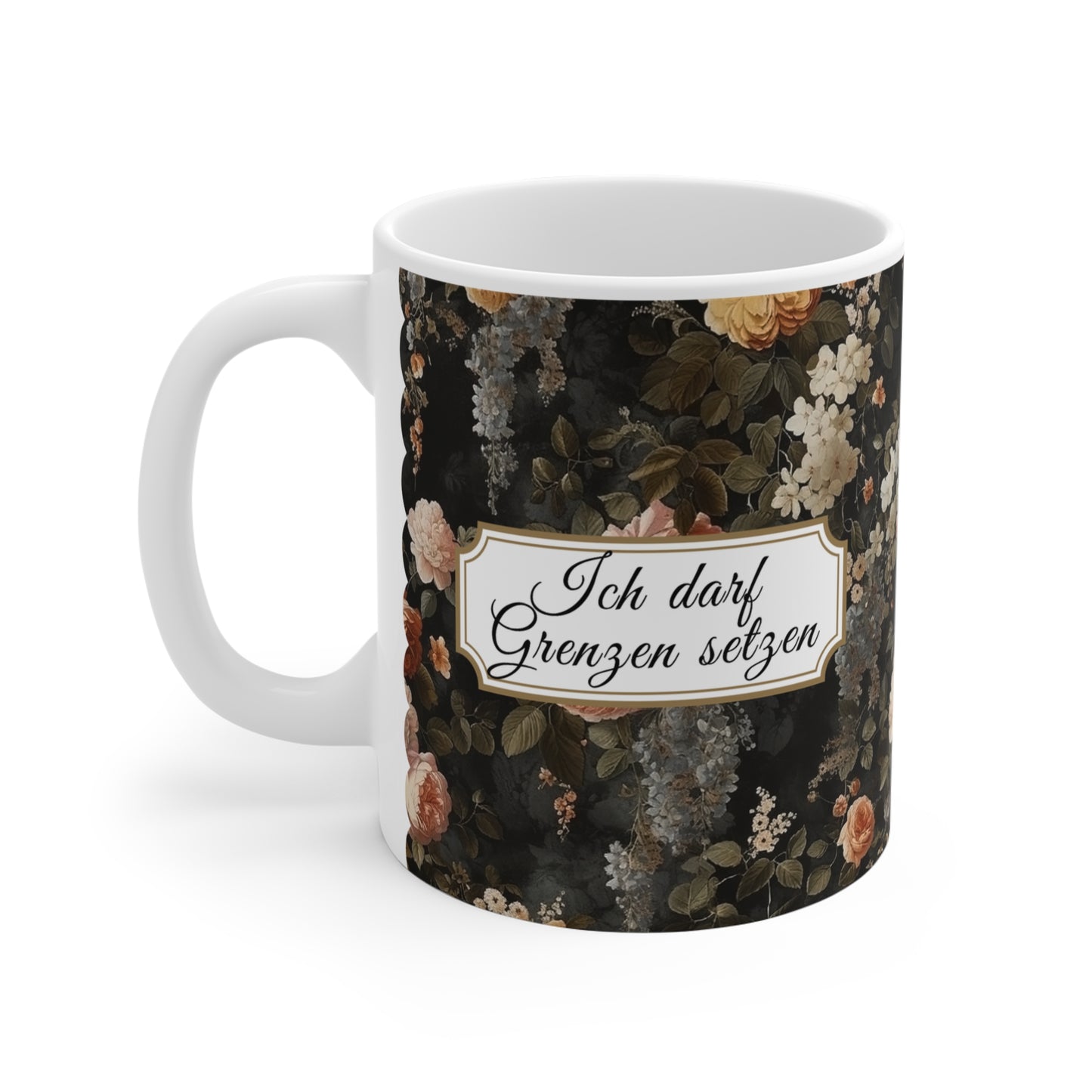Affirmation Tasse - Ich darf Grenzen setzen
