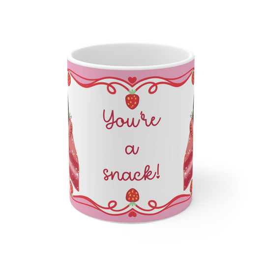 Tasse Erdbeer Sommer - You´re a Snack -