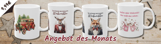 Weihnachtsvorfreude mit unseren Tassen: Früh dran und trotzdem gespart!