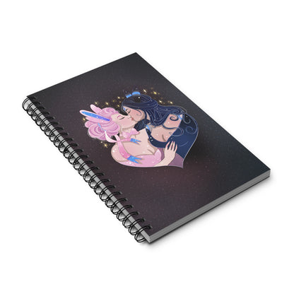 Mysterious Lovers Spiral Notizbuch