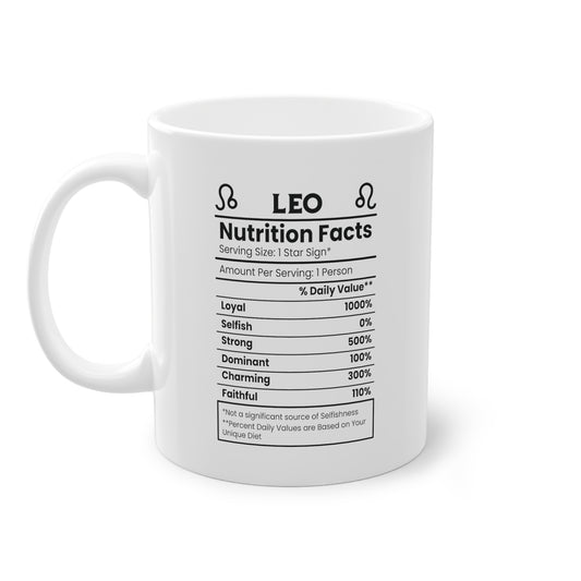 Unsere wunderschöne Motivtasse Löwe, das perfekte Geschenk für alle im Sternzeichen Löwe. Mit minimalistischem Print, ist sie ein dezenter Hingucker
