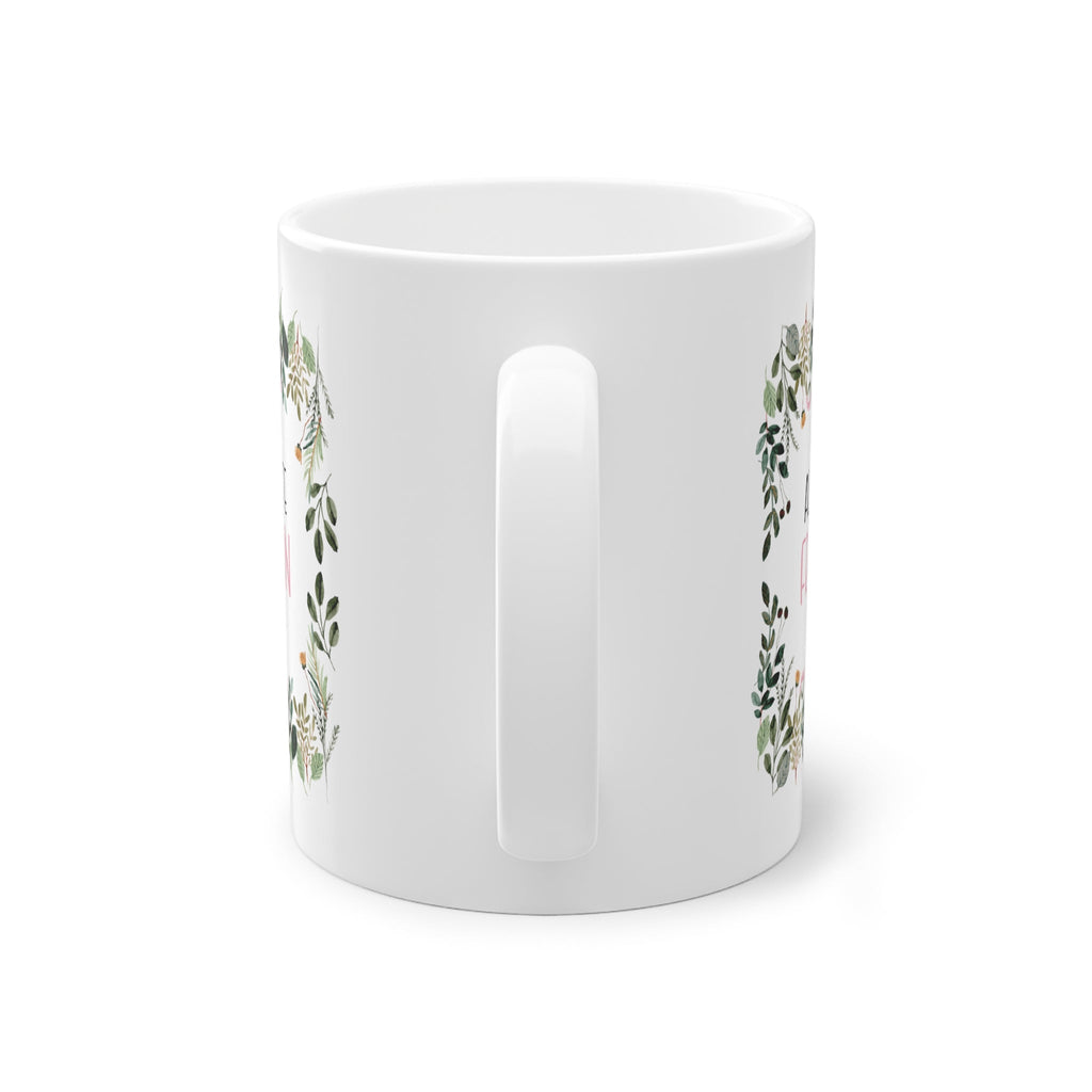 Überrasche deine Allerbeste Freundin mit dieser süssen Tasse, umhüllt von einem liebevollen floralen Rahmen – das perfekte Geschenk für die beste Freundin. 