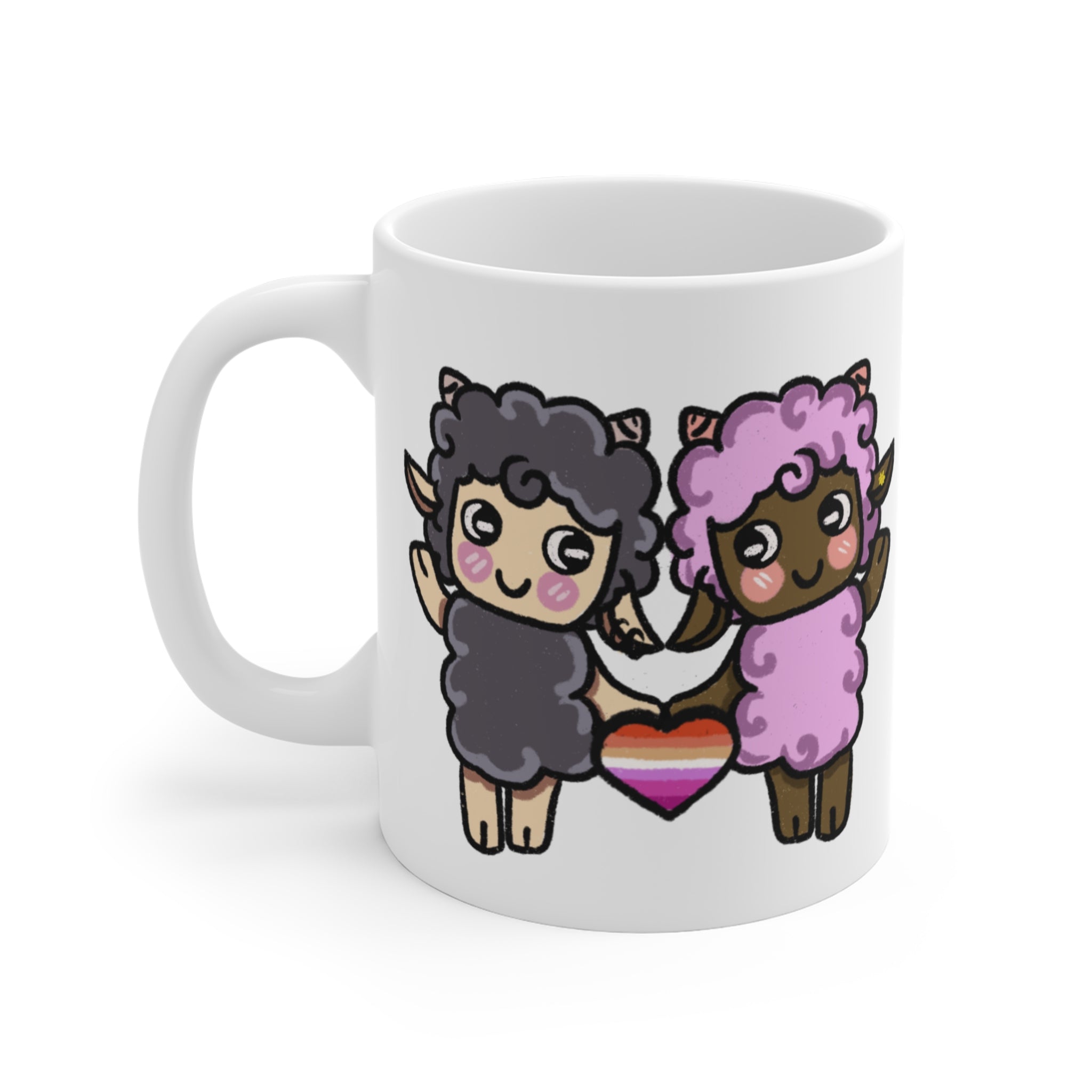 Pride Tasse - Lesbian pride sheeps