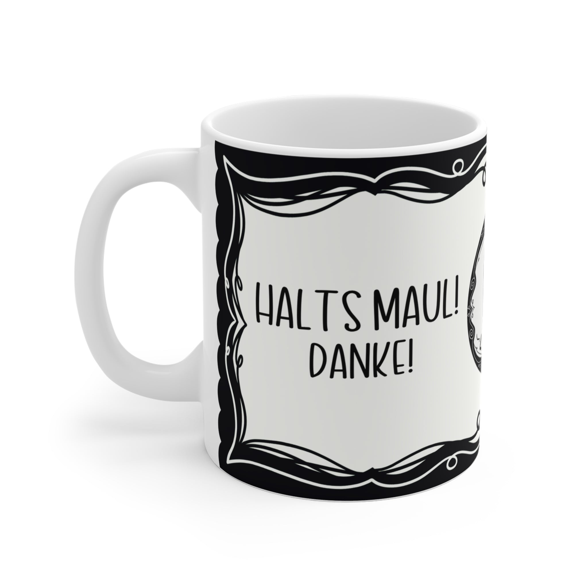Motivtasse Leopold, Tasse, witzig & sarkastisch, Halts Maul...