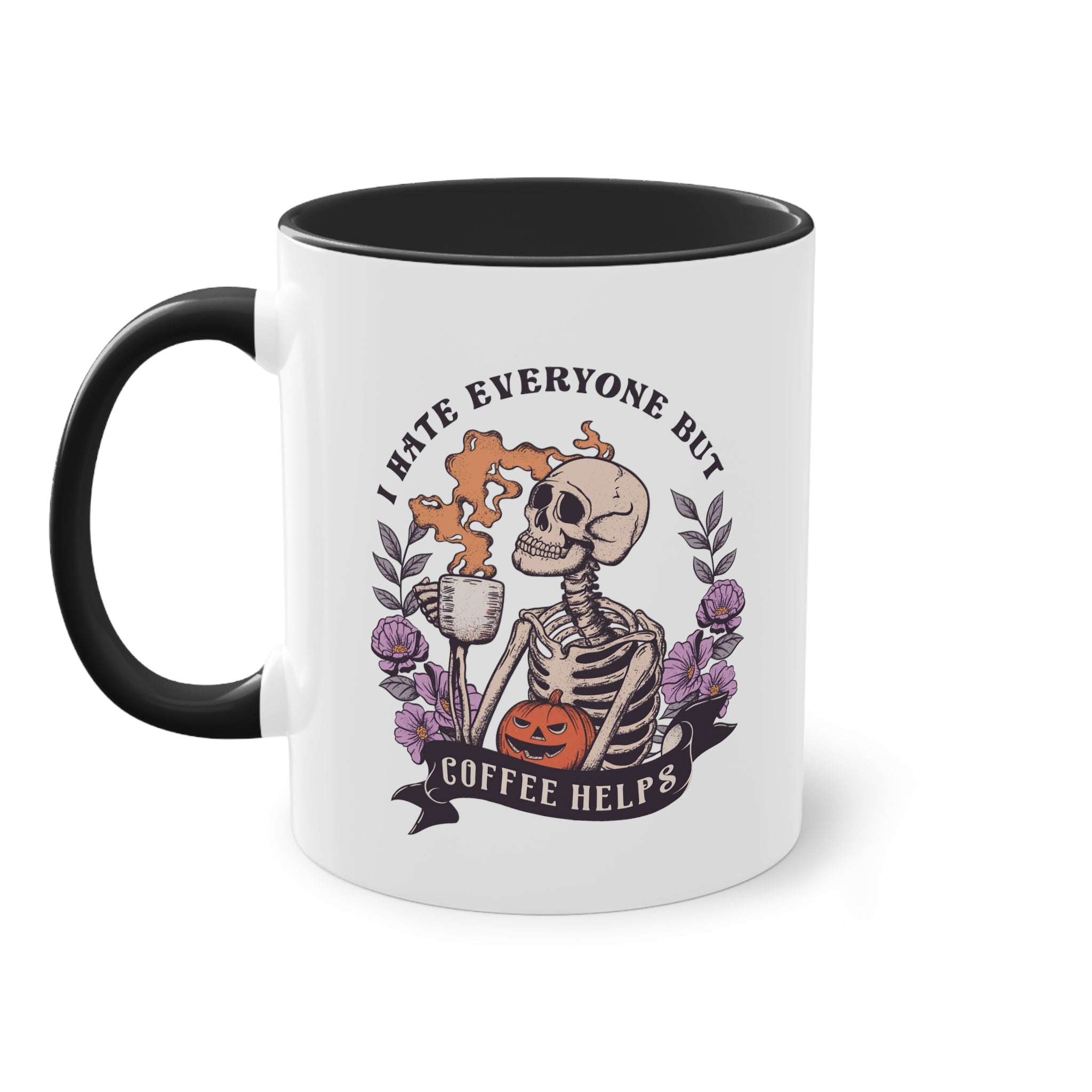 Motivtasse - Gothic - I hate everyone
