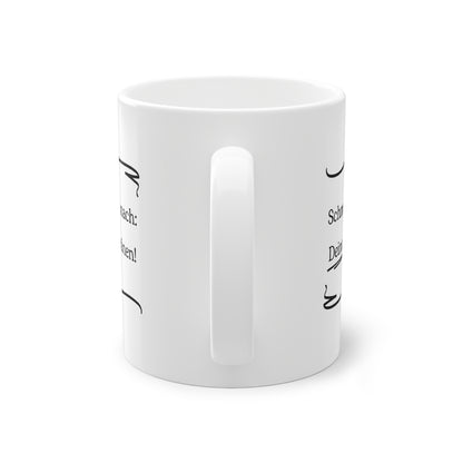 Lustige Sprüche-Tasse – „Schmeckt nach deinen Tränen!“