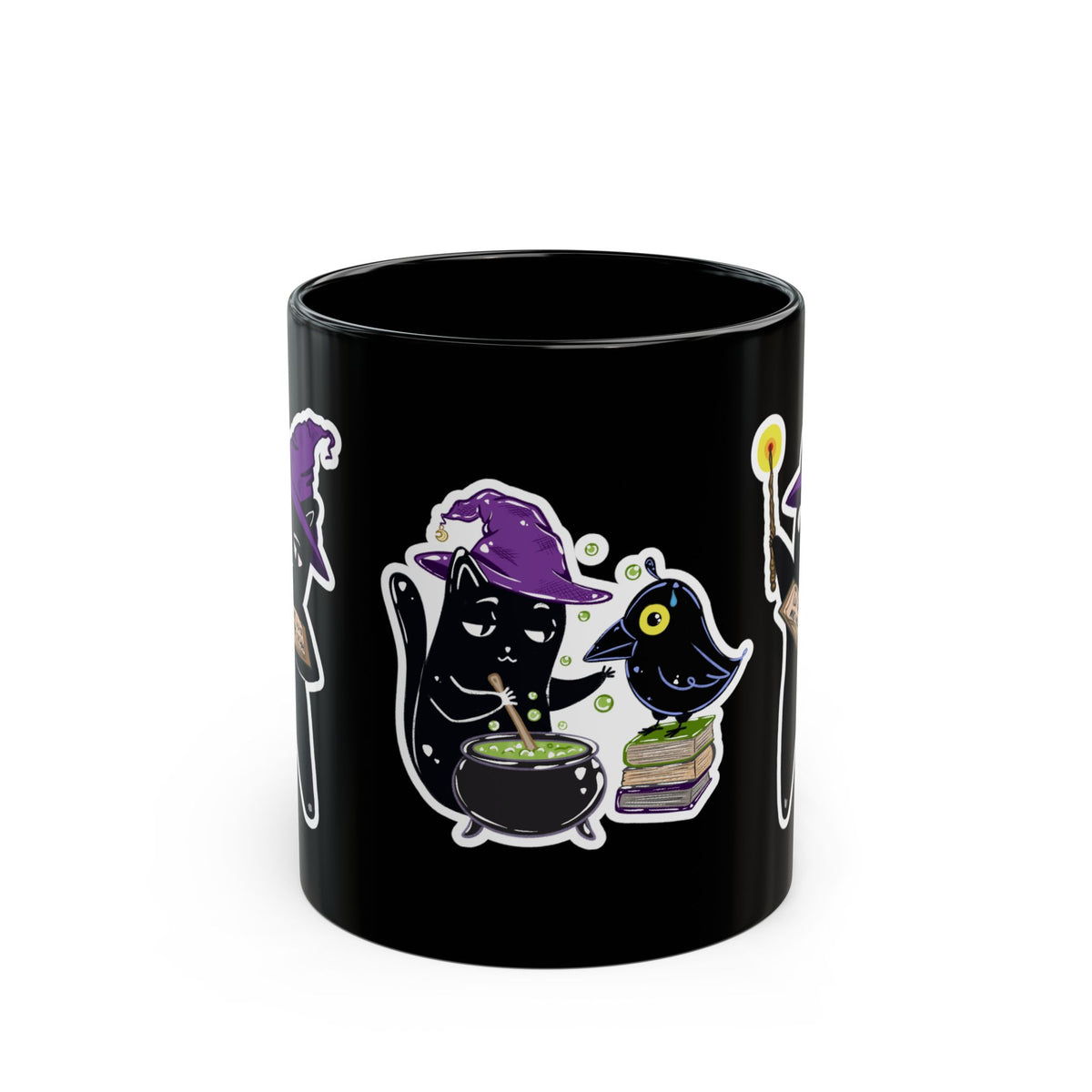 Leopold & Rupert - Rabe & Katze - Gothic Halloween Tasse | House of Leopold