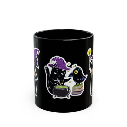 Leopold & Rupert - Rabe & Katze - Gothic Halloween Tasse | House of Leopold