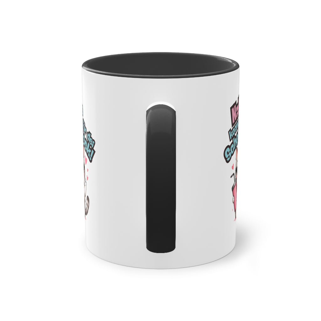 Lustige Tasse im bayerischen Dialekt – „Na! I hob koane Zeit für dei Scheißdreck!“ – Witziges Geschenk