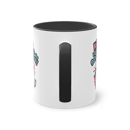 Lustige Tasse im bayerischen Dialekt – „Na! I hob koane Zeit für dei Scheißdreck!“ – Witziges Geschenk