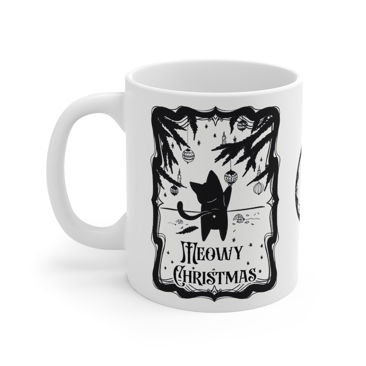Weihnachtstasse Leopold - Meowy Christmas