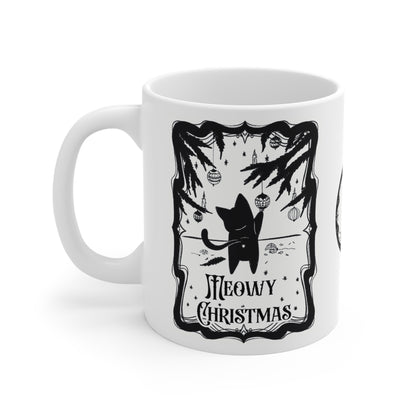 Weihnachtstasse Leopold - Meowy Christmas