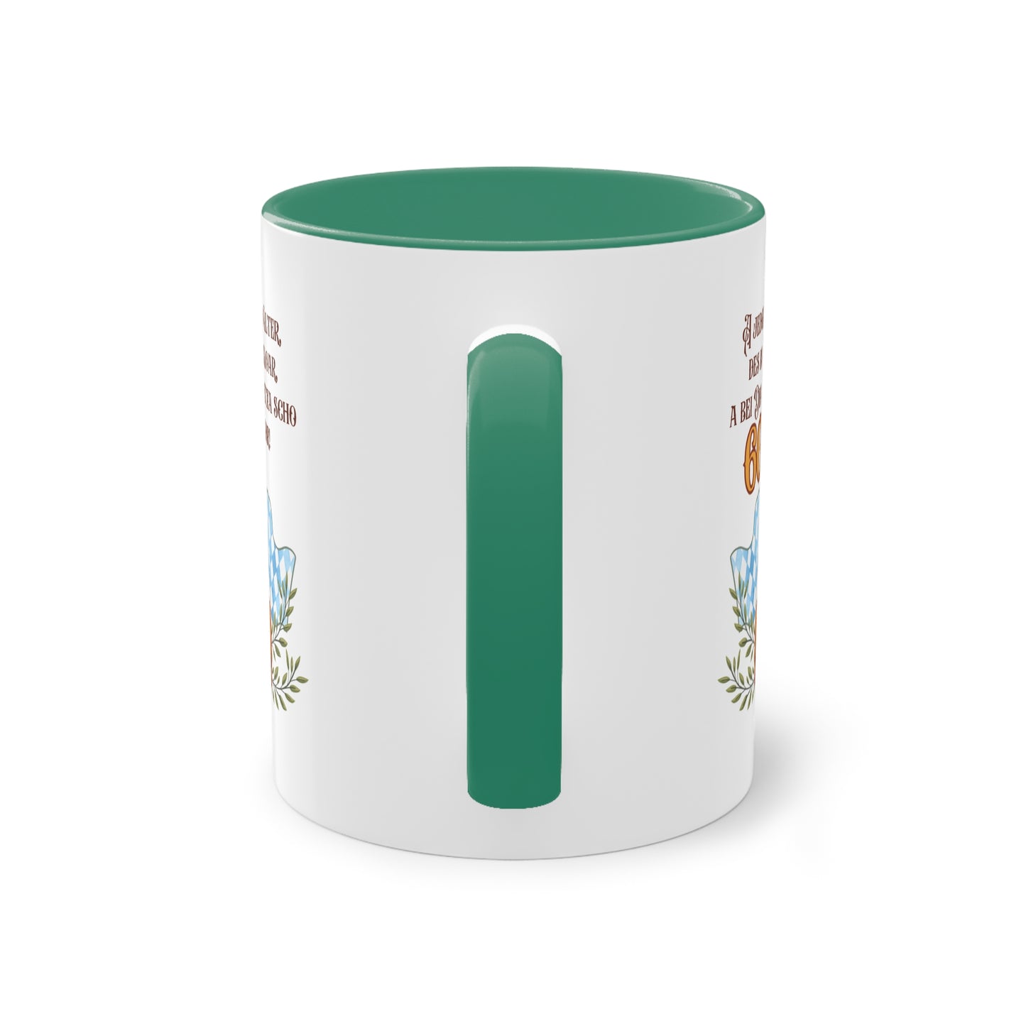 Bayerische Geburtstags-Tasse „60 Jahre“ – Perfektes Geschenk für Bayern-Fans