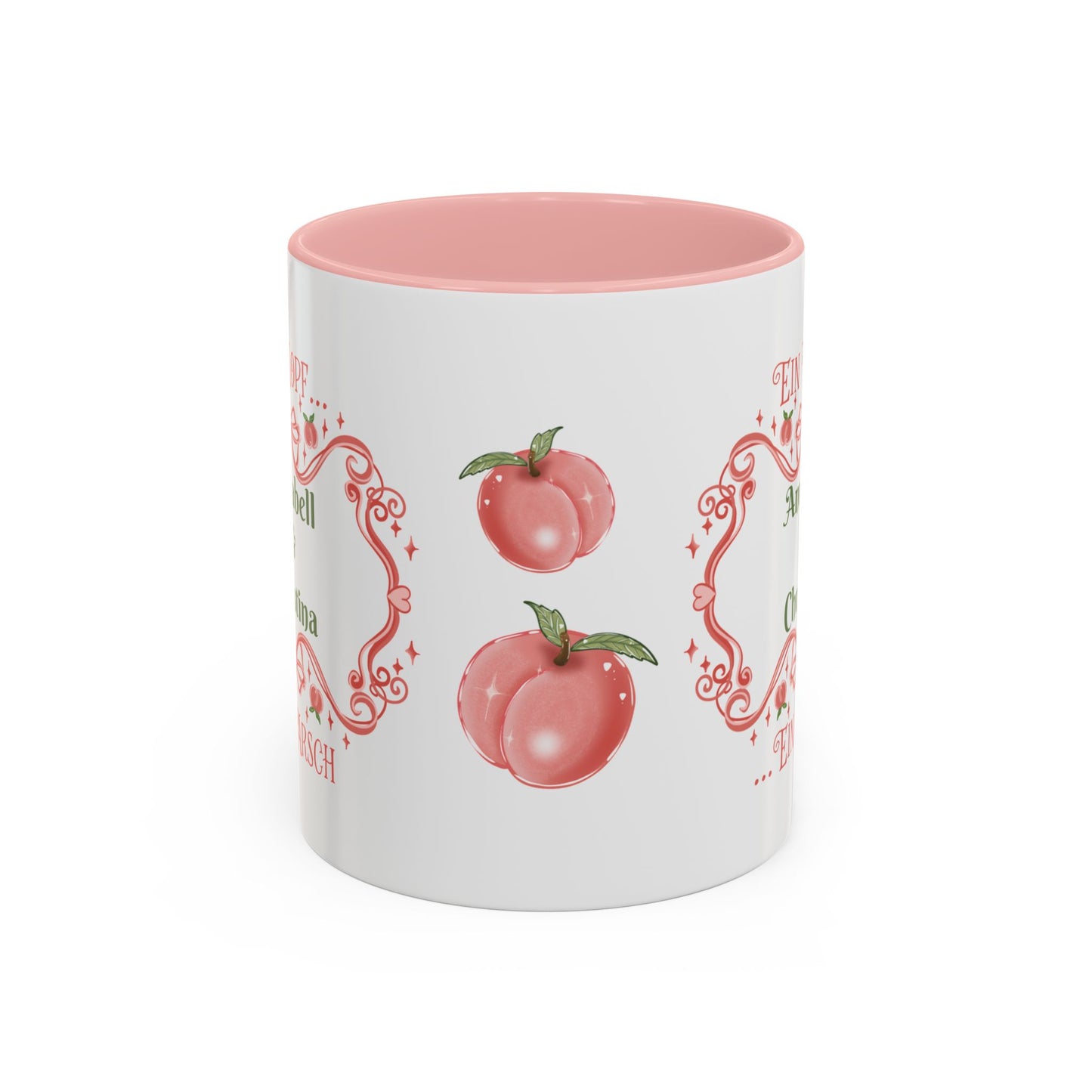 Ein Kopf ein Arsch Tasse mit Wunschname - Lustige personalisierte Tasse für beste Freunde, Partner oder Geschwister