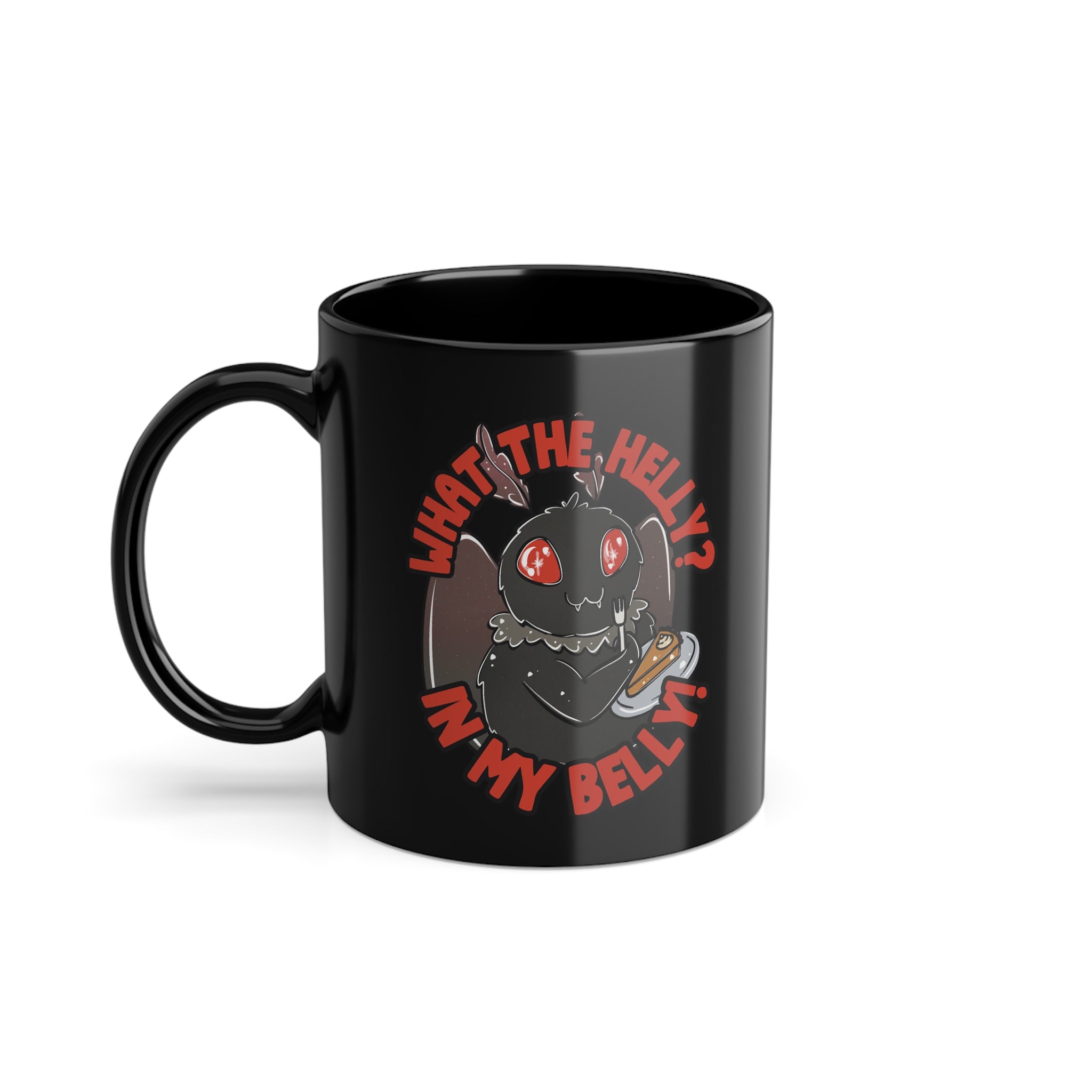 Mothman Motivtasse - What the helly