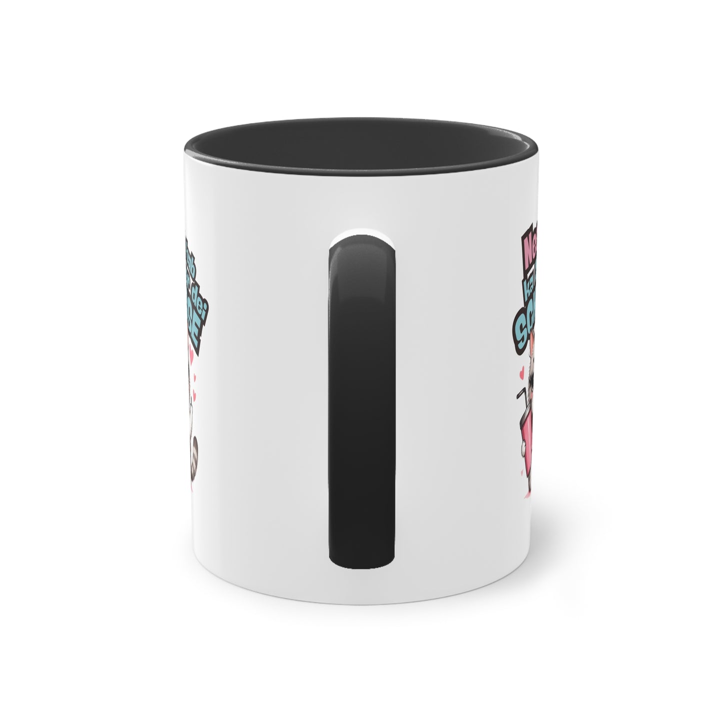 Lustige Tasse im hessischen Dialekt – „Nee! I hab ka Zeit fer dei Schaisse!“ – Witziges Geschenk für Hessen