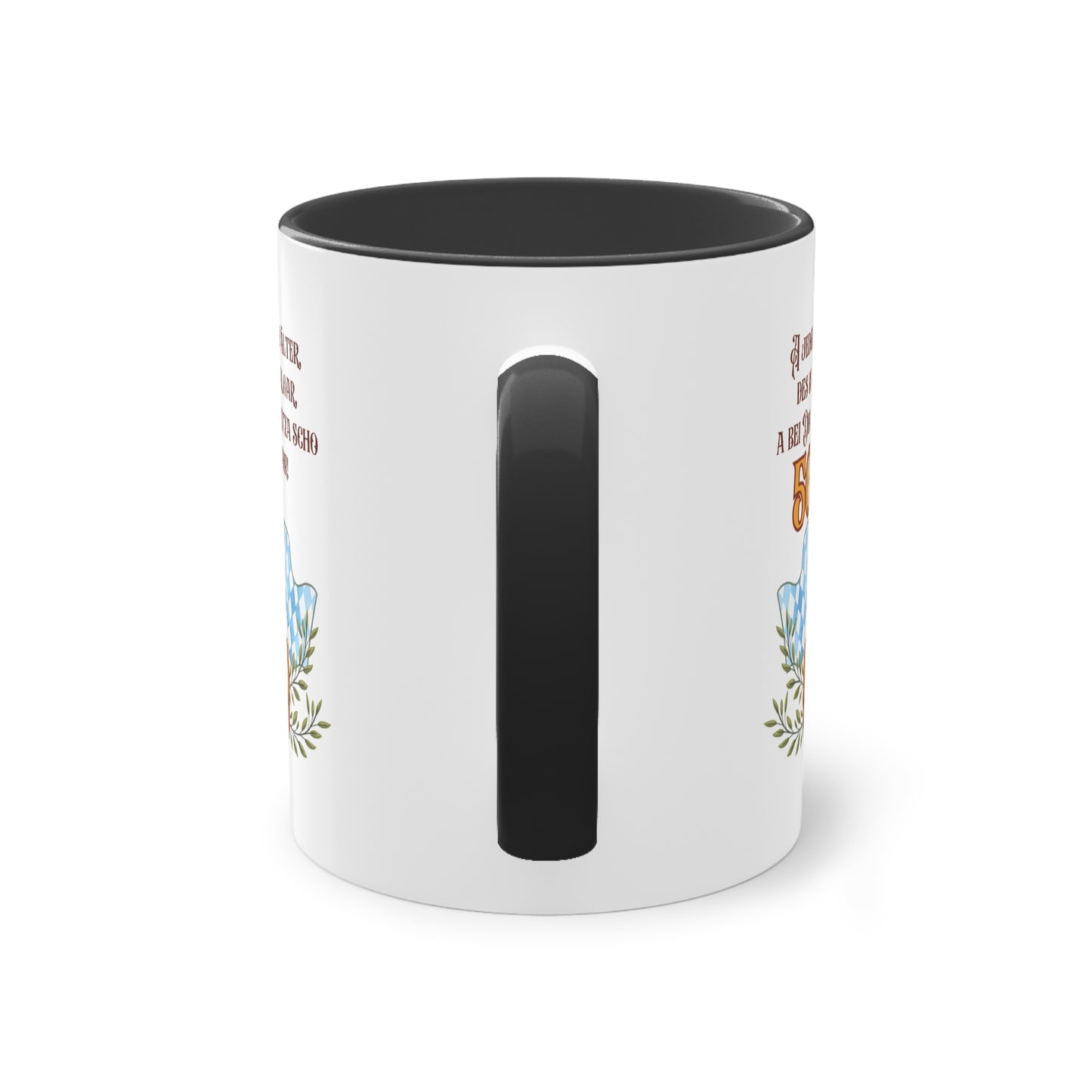 Bayerische Geburtstags-Tasse „50 Jahre“ – Perfektes Geschenk für Bayern-Fans