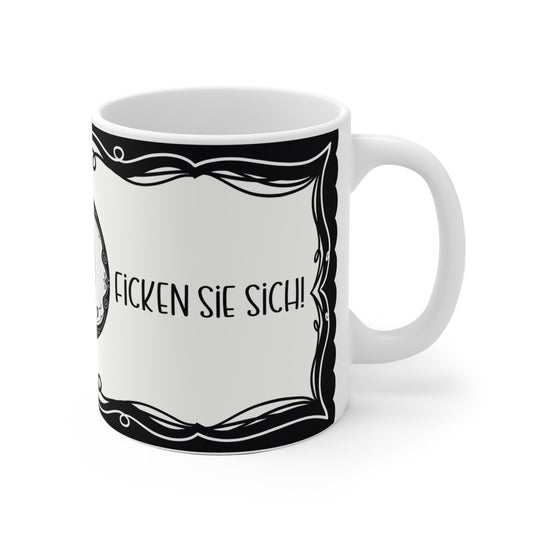 Motivtasse Leopold, Tasse, witzig & sarkastisch, ficken Sie sich