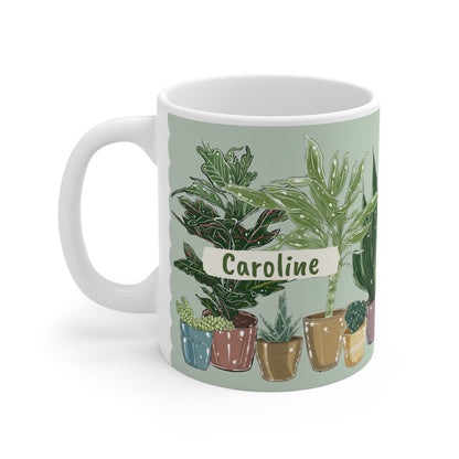 Pflanzen Motivtasse -  Tasse mit deinem Wunschnamen