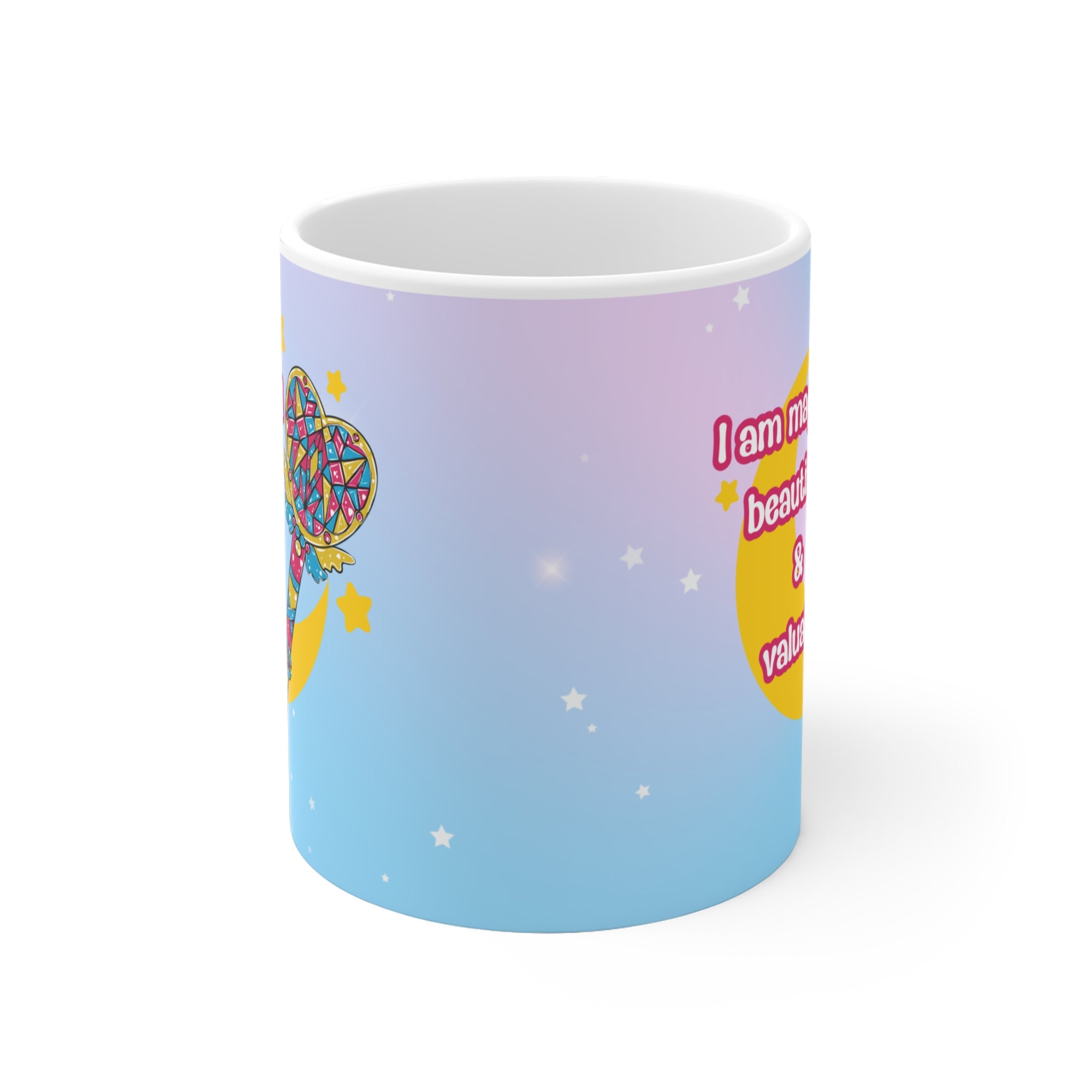 Pan Pride Tasse | Magical Girl Mug | LGBTQ Geschenk | Spülmaschinenfest | Keramik 330ml | Affirmation, pride Geschenk