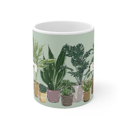 Pflanzen Motivtasse -  Tasse mit deinem Wunschnamen