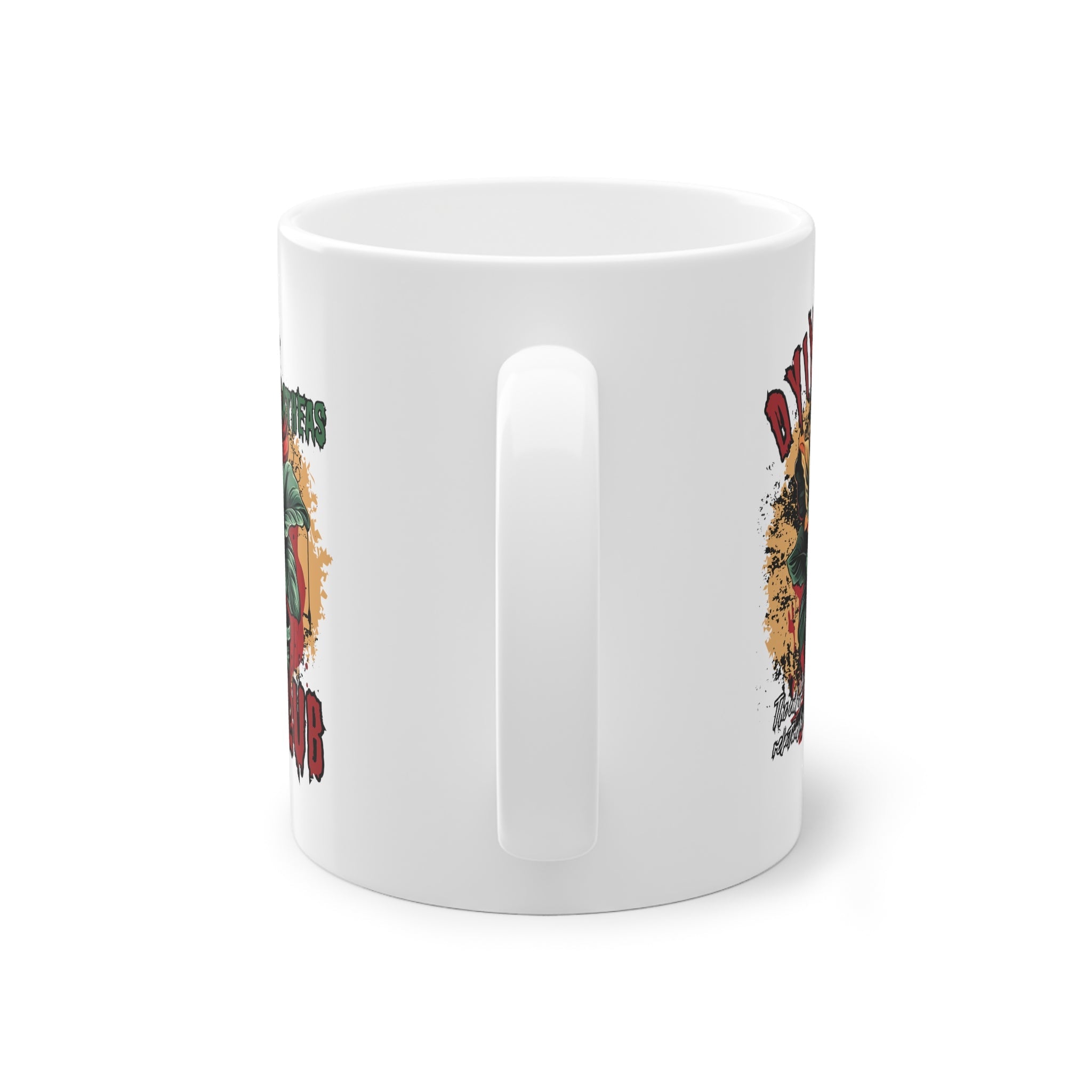 Witzige sarkastische Calathea Tasse für Pflanzenliebhaber mit Text "Dying Calathea Club - the end of toxic relationships" Für jeden, bei dem Calatheas sterben