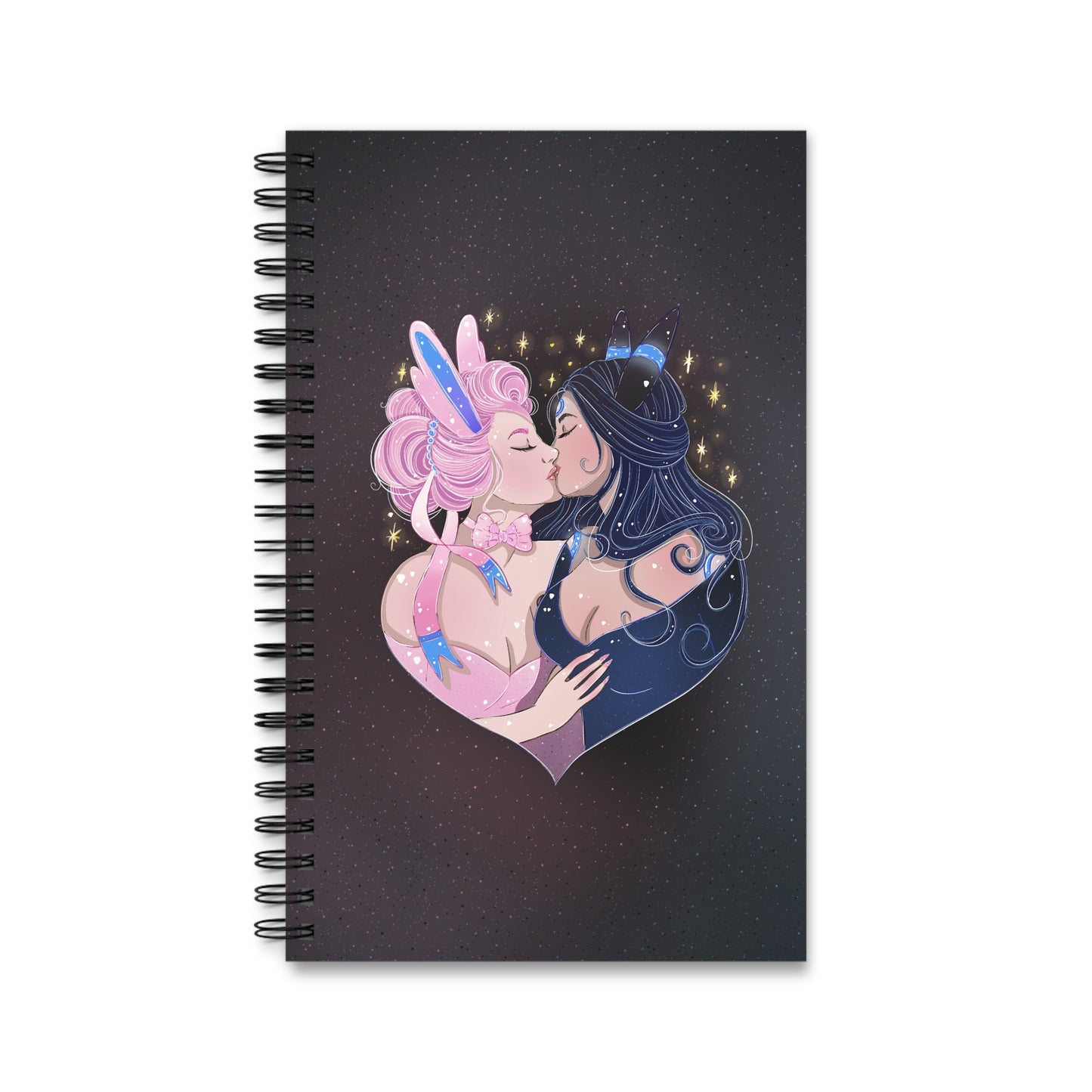 Mysterious Lovers Spiral Notizbuch