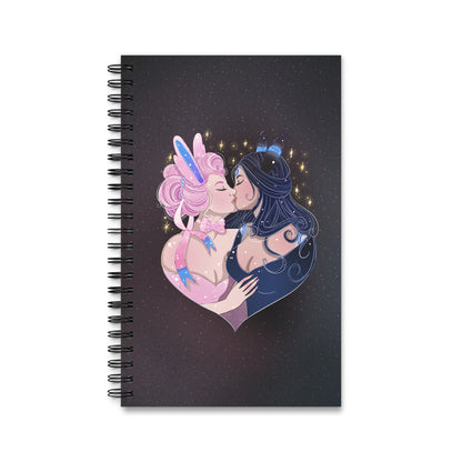 Mysterious Lovers Spiral Notizbuch