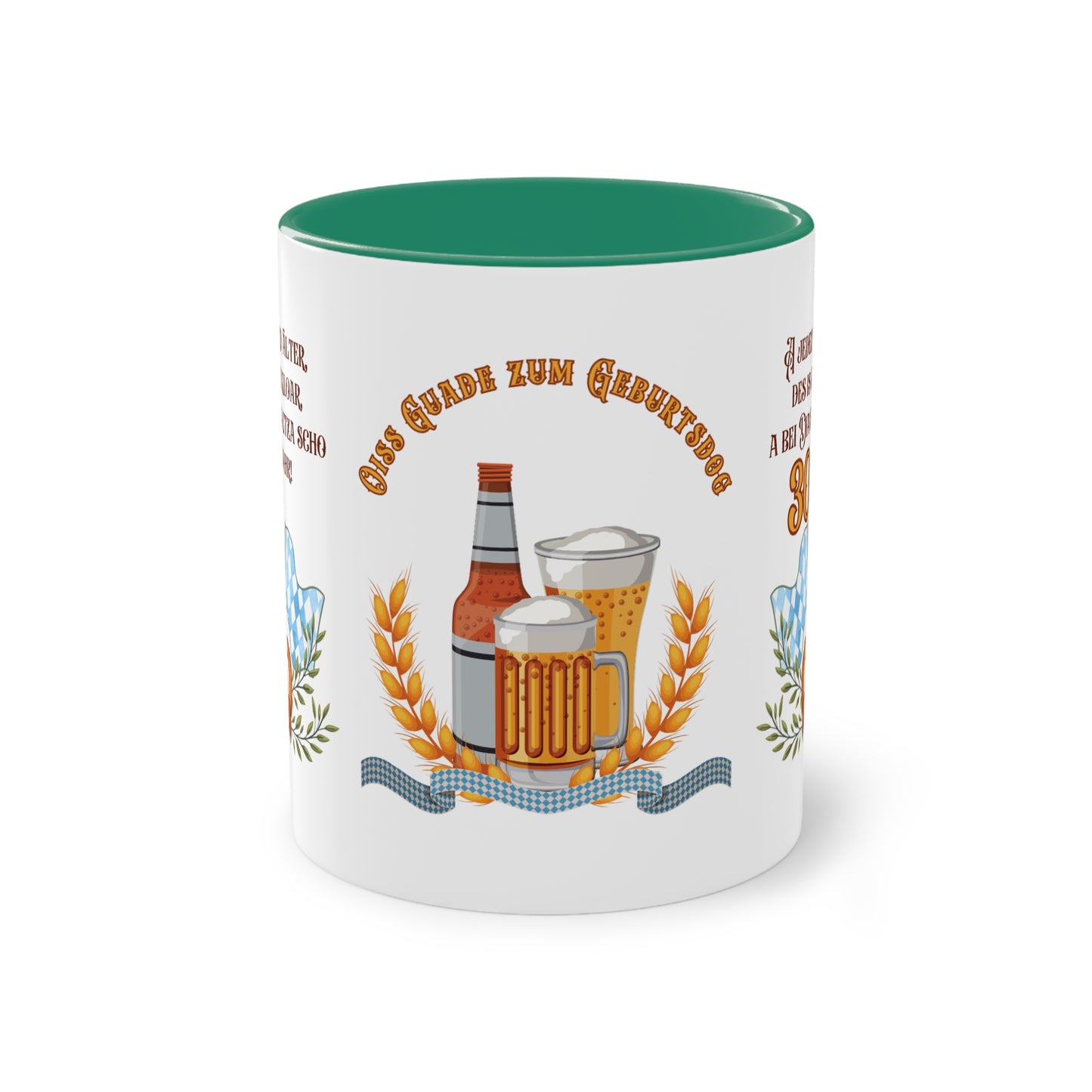 Bayerische Geburtstags-Tasse „30 Jahre“ – Perfektes Geschenk für Bayern-Fans