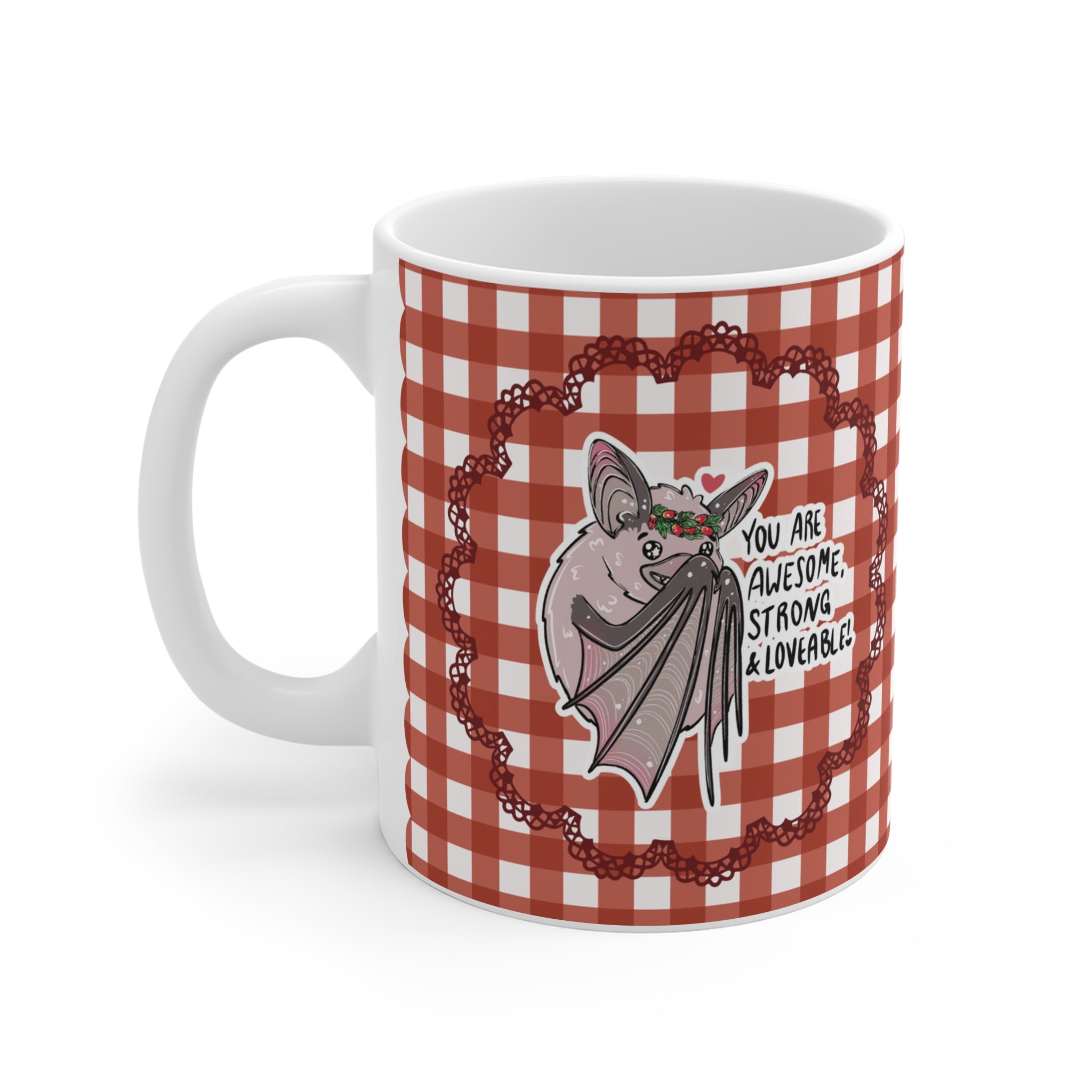 Fledermaus Motivtasse - Kunigunde - Affirmation