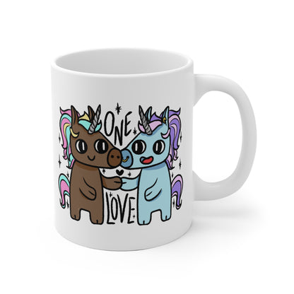 Pride Tasse Einhörner - One Love