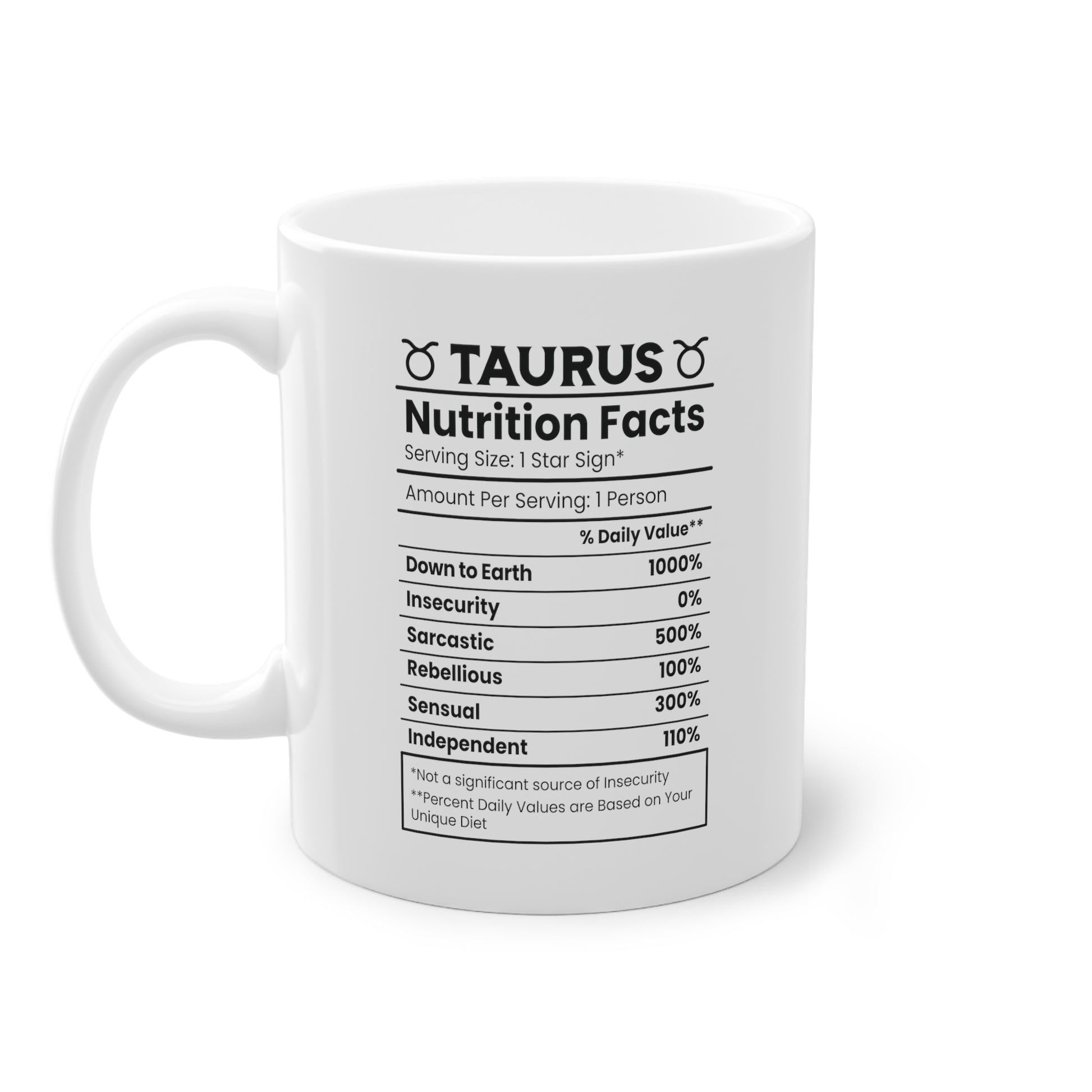 Unsere wunderschöne Motivtasse Stier, das perfekte Geschenk für alle im Sternzeichen Stier. Mit minimalistischem Print, ist sie ein dezenter Hingucker.