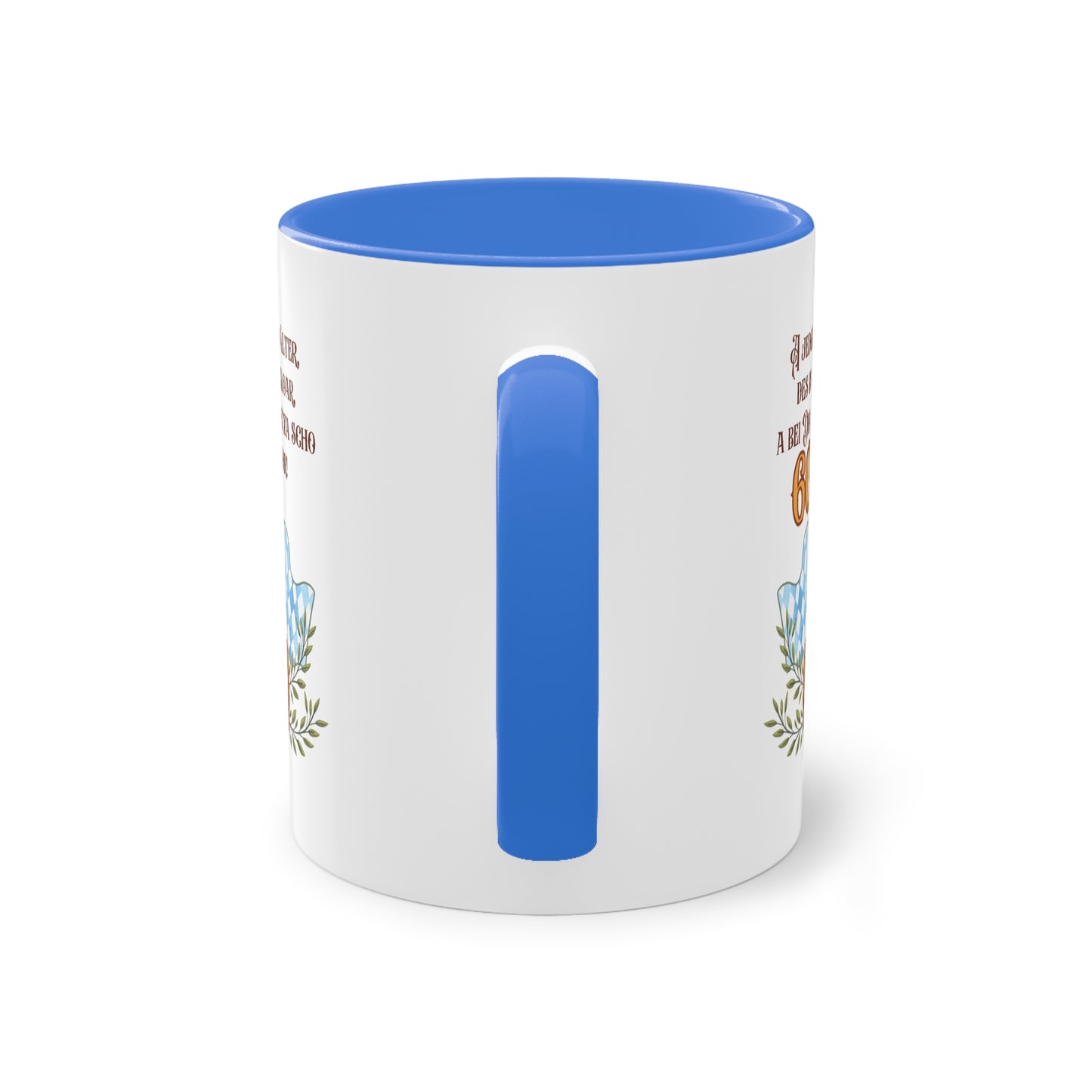 Bayerische Geburtstags-Tasse „60 Jahre“ – Perfektes Geschenk für Bayern-Fans