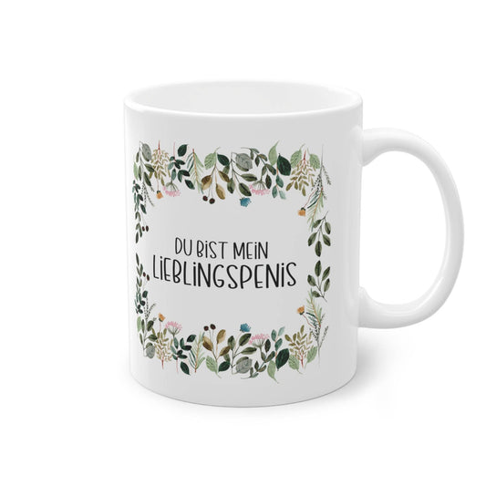 a white coffee mug with a quote on it