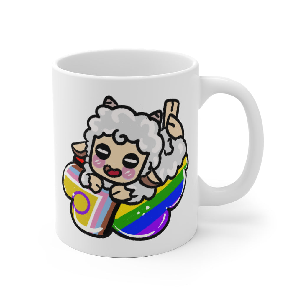 Pride Tasse - Pride Schäfchen auf Wolke