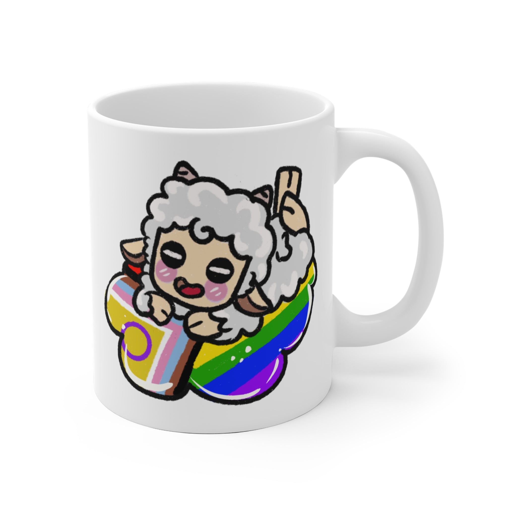 Pride Tasse - Pride Schäfchen auf Wolke